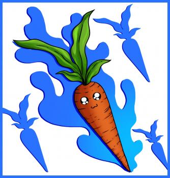 334x350 How To Draw How To Draw A Carrot