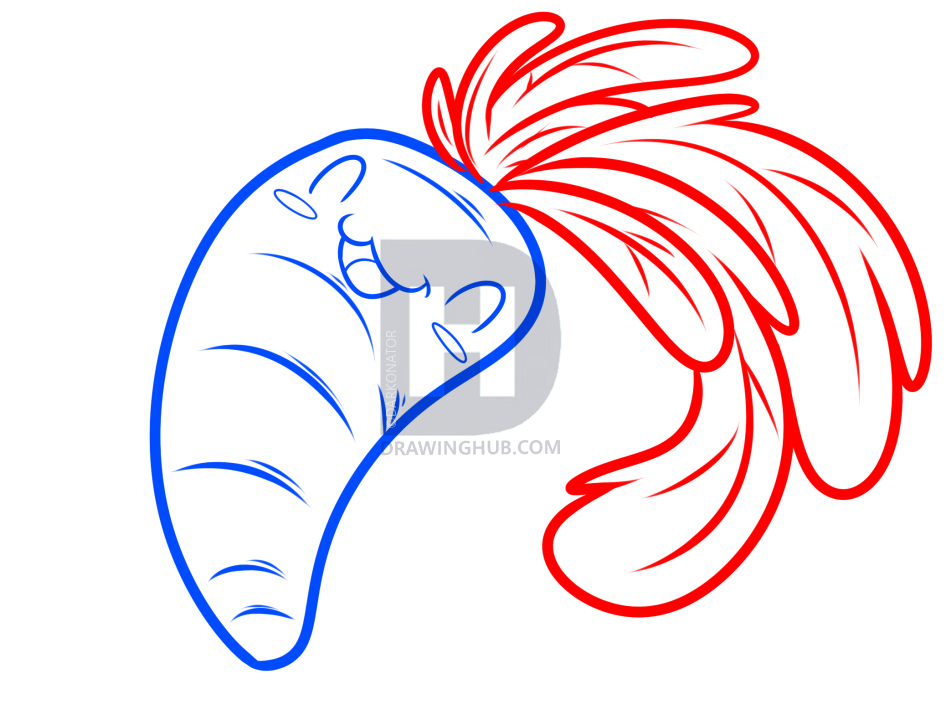 951x720 Draw An Easter Carrot, Step