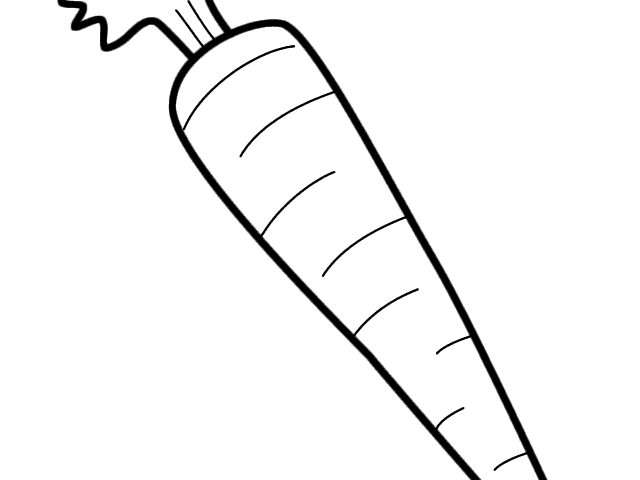 Carrot Line Drawing | Free download on ClipArtMag