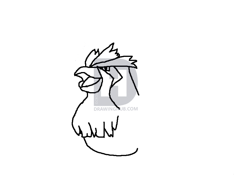 800x600 How To Draw Pidgey,pidgey From Pokemon, Step