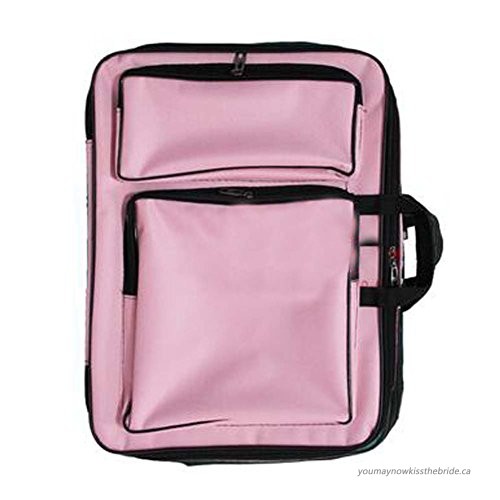 500x500 Pink Portfolio Backpack For Drawing Sketching Painting Kid's Carry