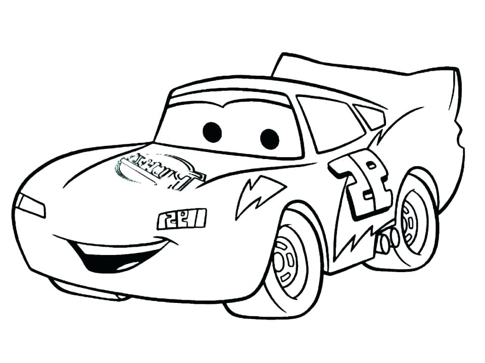 960x719 Coloring Pages Of Lightning Cars Color Mcqueen Games Pictures
