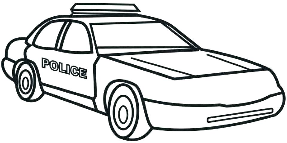 960x480 Cop Car Coloring Pages Police