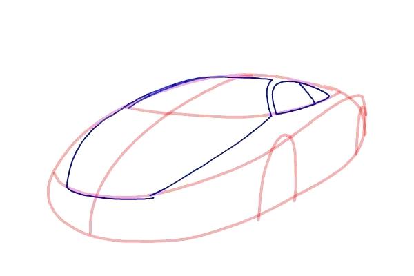 600x400 How To Draw Cars Step