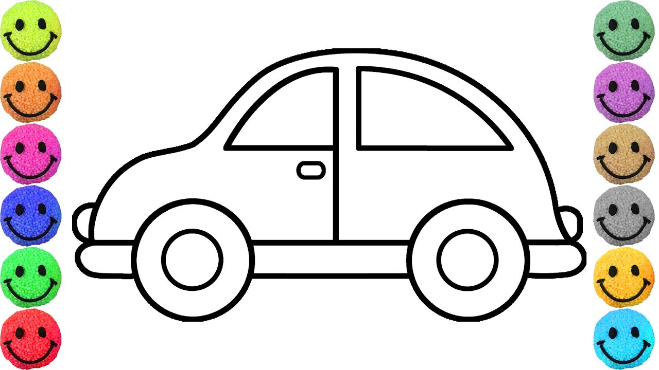 1280x720 Helpful Colouring Pictures Of Cars Simple Example Car Coloring