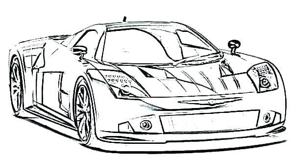 600x332 Race Car Coloring