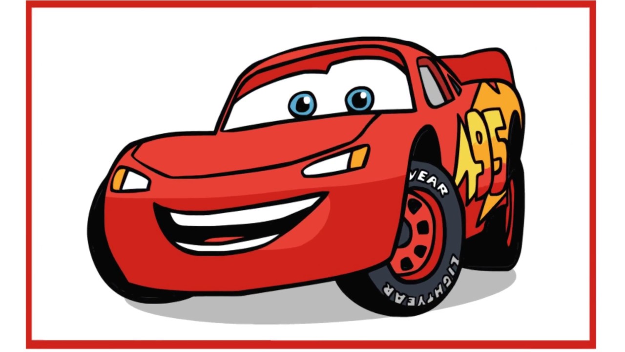 1280x720 Drawing Video Of Lightning Mcqueen Drawing Cars For Kids