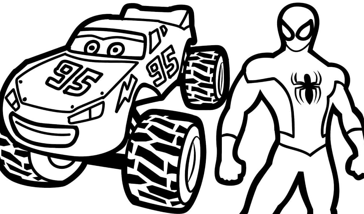 1224x720 Draw Car Fabulous Lightningeen For Kids Cars Coloring