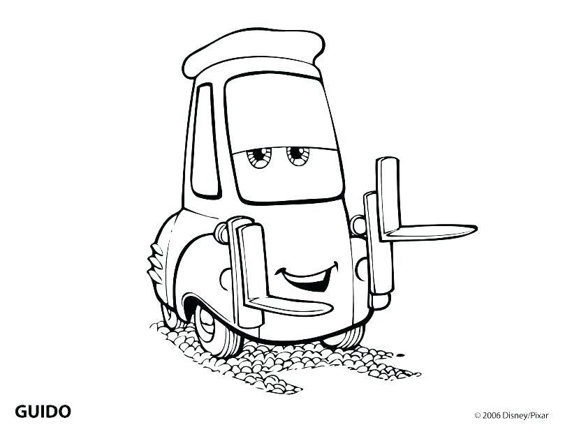 829x632 Mater Cars Coloring Pages The Movie Drawing Auchmar