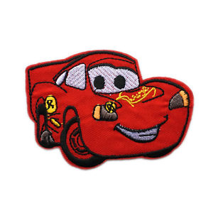 300x300 Pixar Cars Movie Lightning Mcqueen Kids Embroidered Iron On Patch