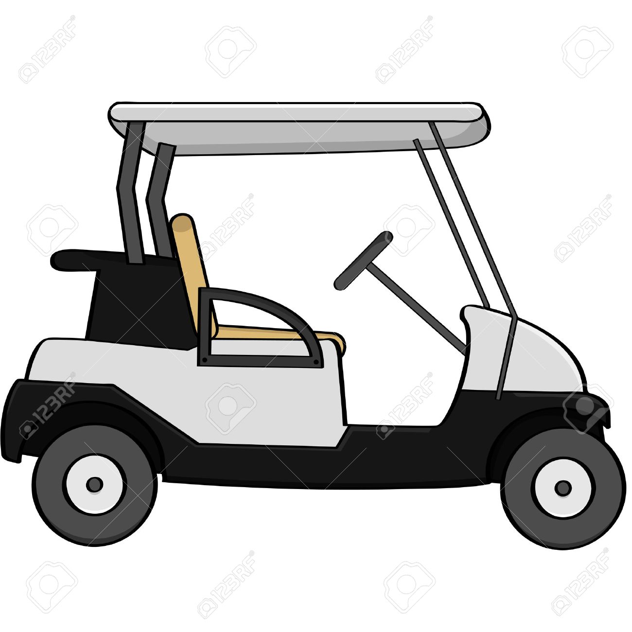 1300x1300 Huge Collection Of 'golf Cart Cartoon Drawing' Download More Than
