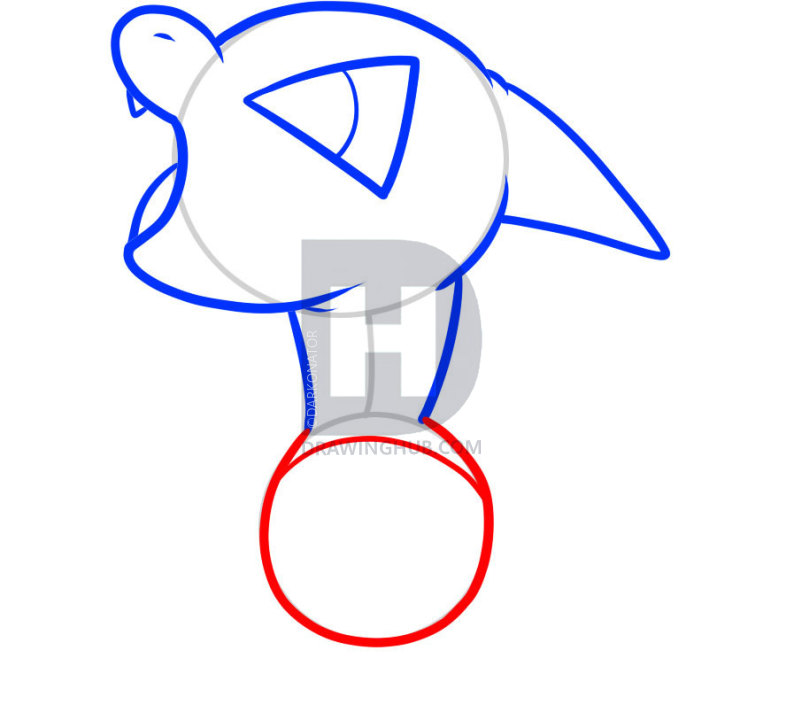 794x720 how to draw chibi charizard, step