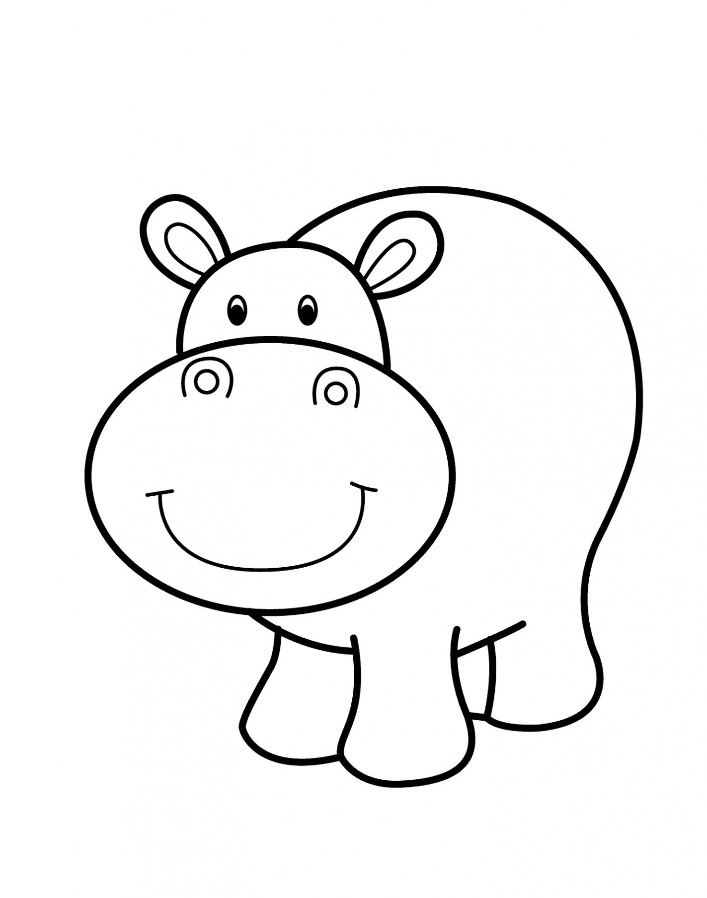 1423x1808 Cartoon Animal Drawings For Kids