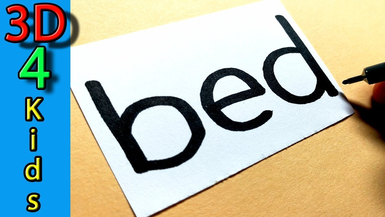 1280x720 turn word into cartoon drawing very funny ! bed wordtoon