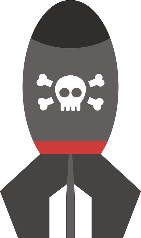 474x799 Missile Rocket Icon Vector Illustration Cartoon Isolated Bomb Flat