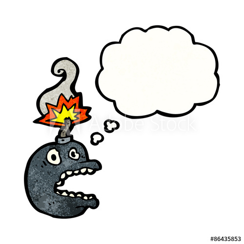 500x500 Cartoon Bomb
