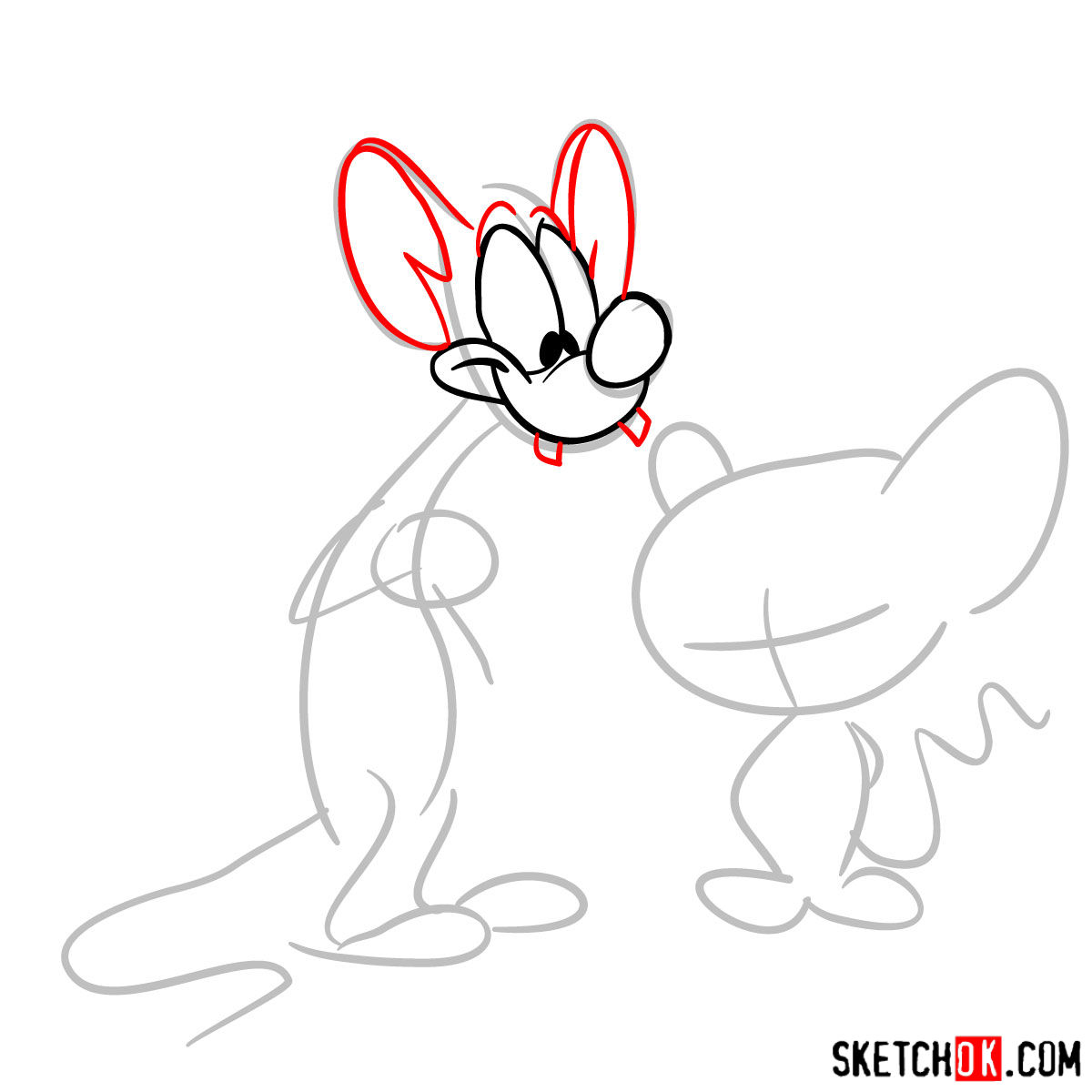 1200x1200 How To Draw Pinky And The Brain Together