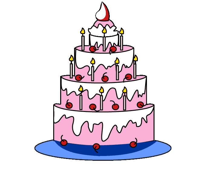 678x600 Huge Collection Of 'birthday Cake Drawing Step