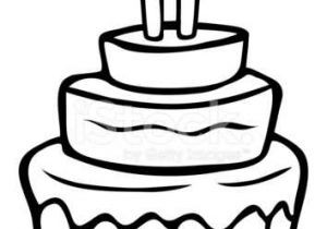 300x210 Luxury Birthday Cake Clipart Black And White