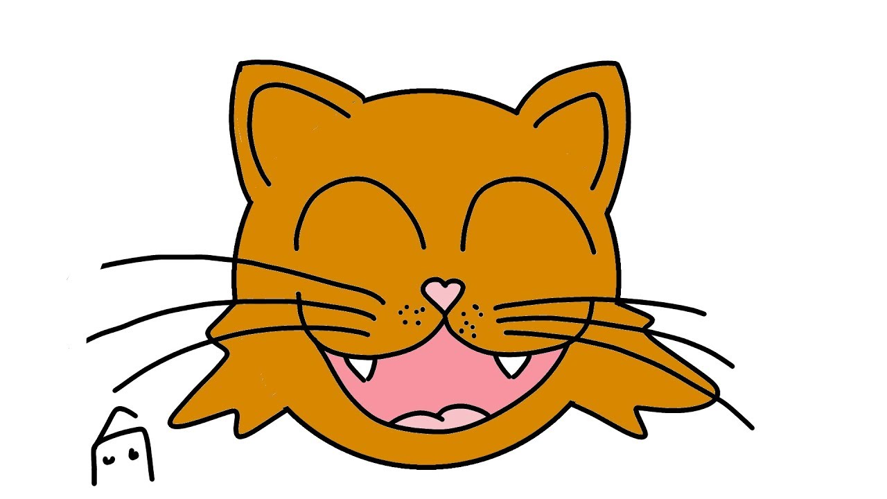 1280x720 How To Draw A Cute Cartoon Cat Face Easy Drawing Tutorial