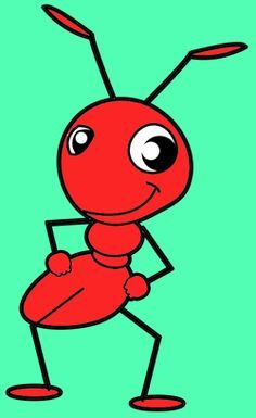 236x385 How To Draw Cartoon Ants Step