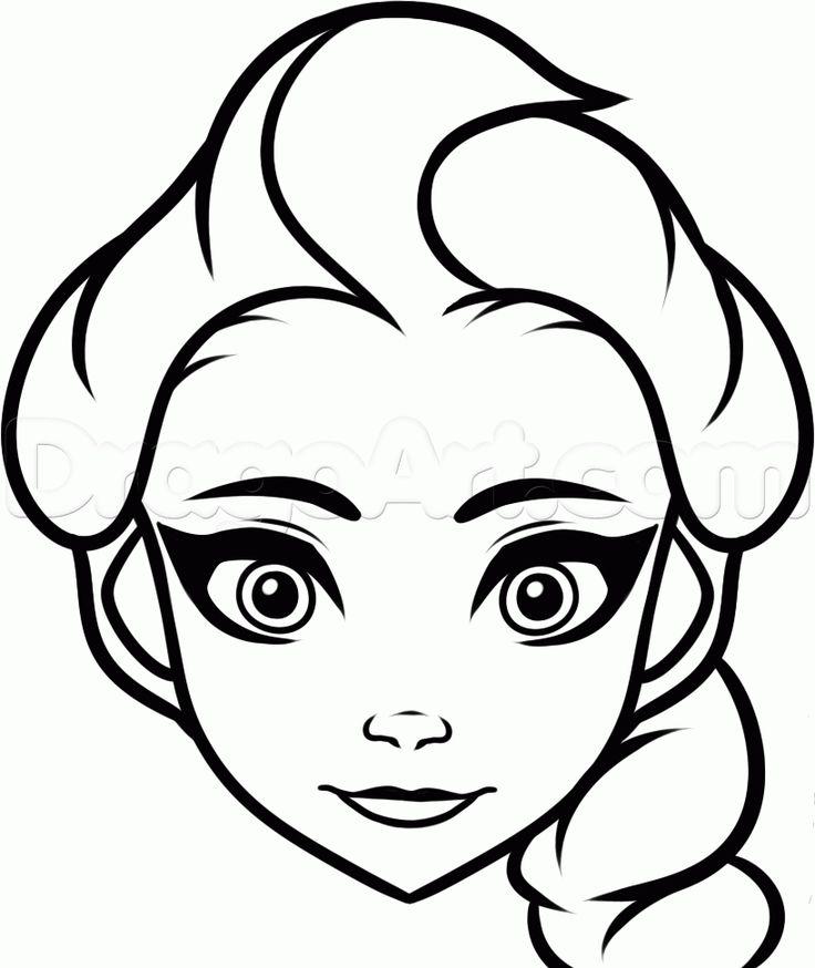 736x874 How To Draw Easy Frozen Characters Easy Way To Draw Cartoons Easy