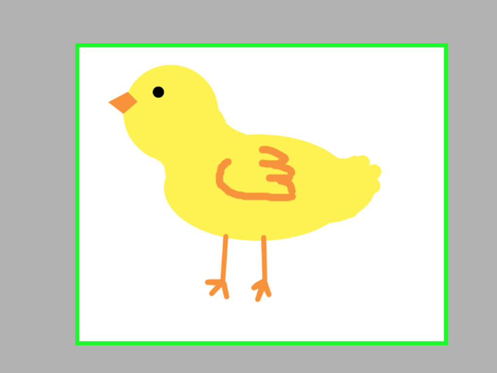 1024x768 Ways To Draw A Cartoon Chicken With Ms Paint
