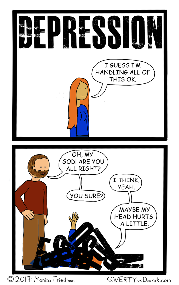 625x994 Collection Of Free Comics Drawing Depression Download On Ui Ex