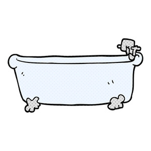 300x300 Freehand Drawn Cartoon Bath Royalty Free Stock Image