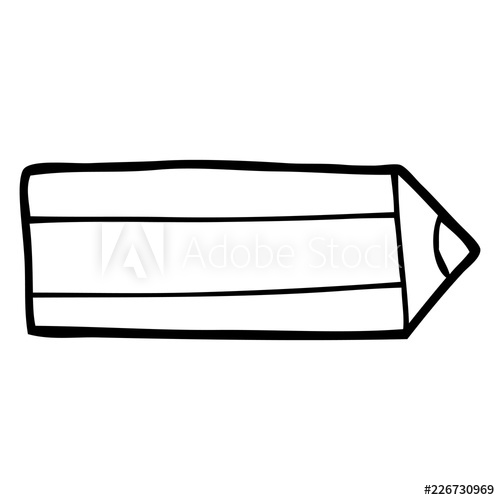 500x500 Line Drawing Cartoon Colored Pencil