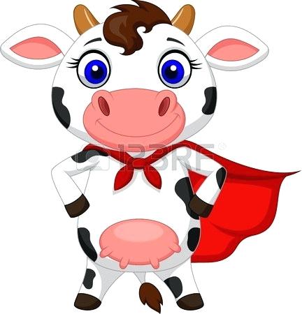 432x450 Cow Cartoon Super Cow Cartoon Posing Cartoon Characters To Draw