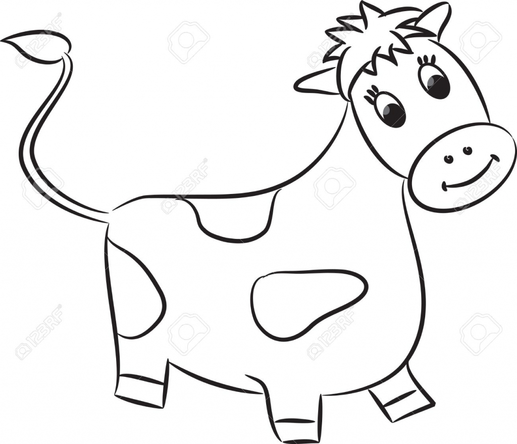 1024x879 cowboy drawing easy dead cow step highland eating grass