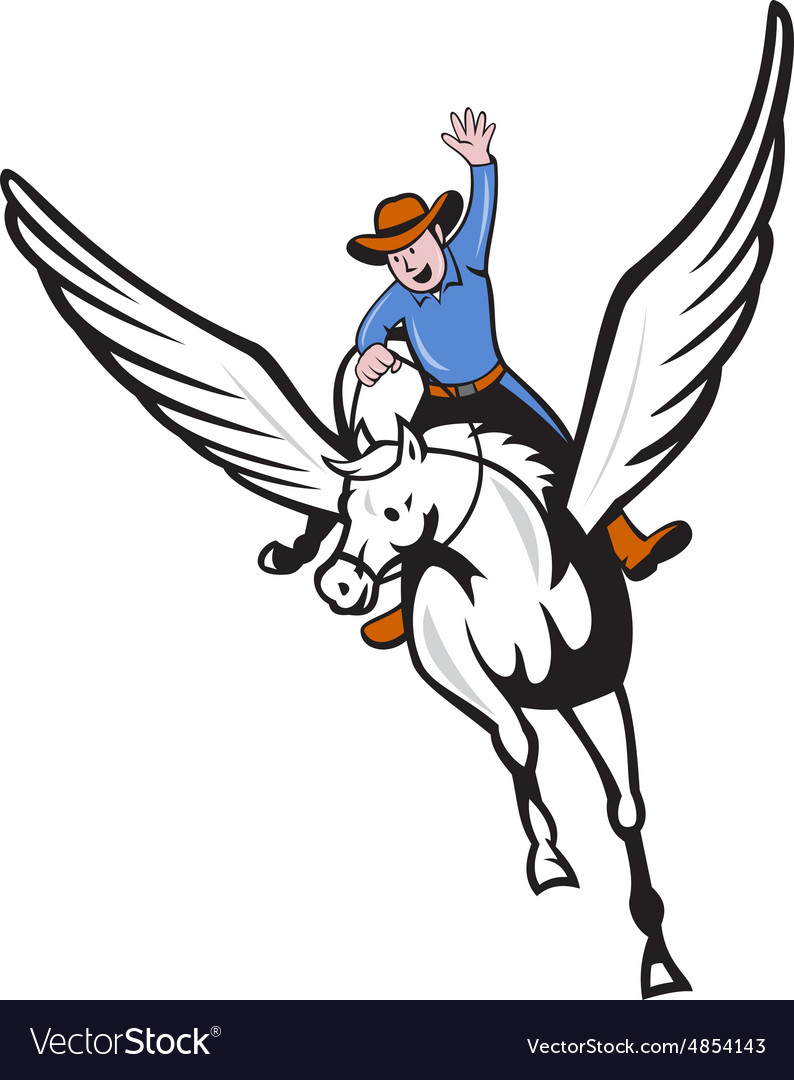 794x1080 Cartoon Cowboy On Horse Free Download Clip Art