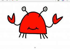 300x210 Draw A Crab Cartoon Crab Drawing At Getdrawings Free