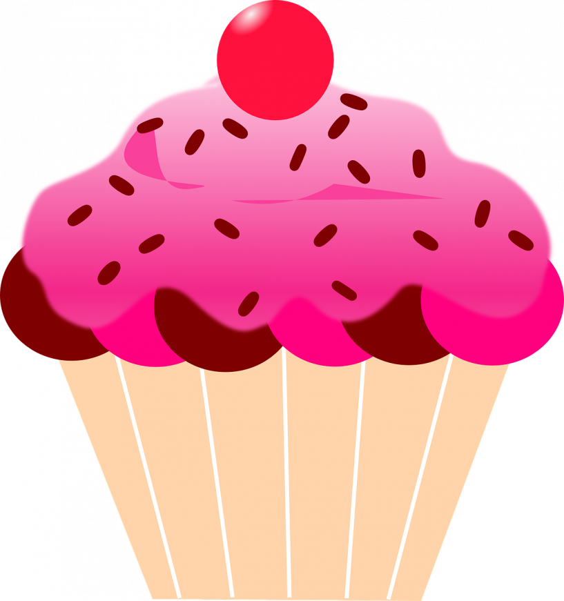817x871 Cupcake, Drawing, Cartoon, Transparent Png Image Clipart Free