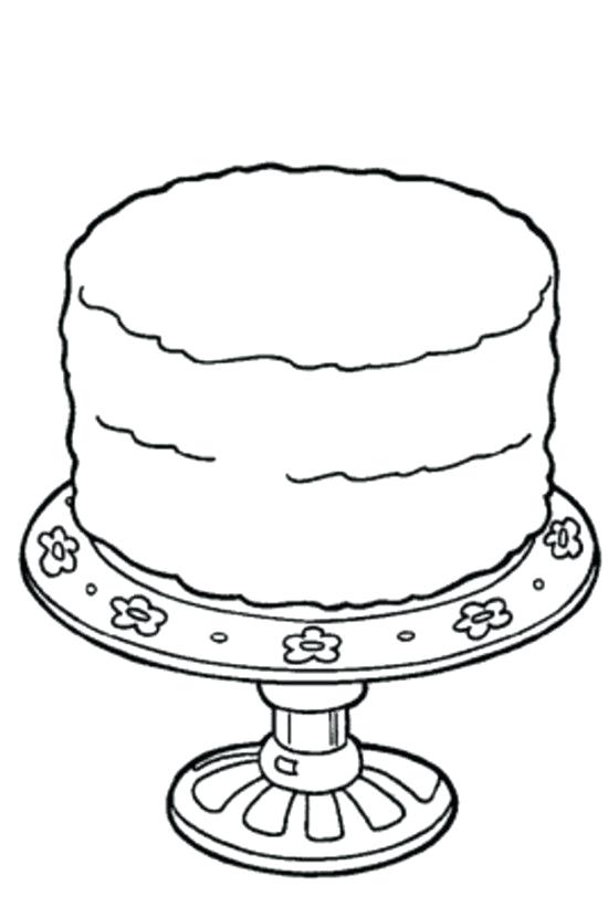 550x821 Simple Cake Drawing Coloring Cute Simple Cupcake Drawing