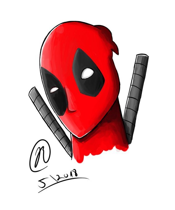 564x676 Deadpool Drawing Comics Amino