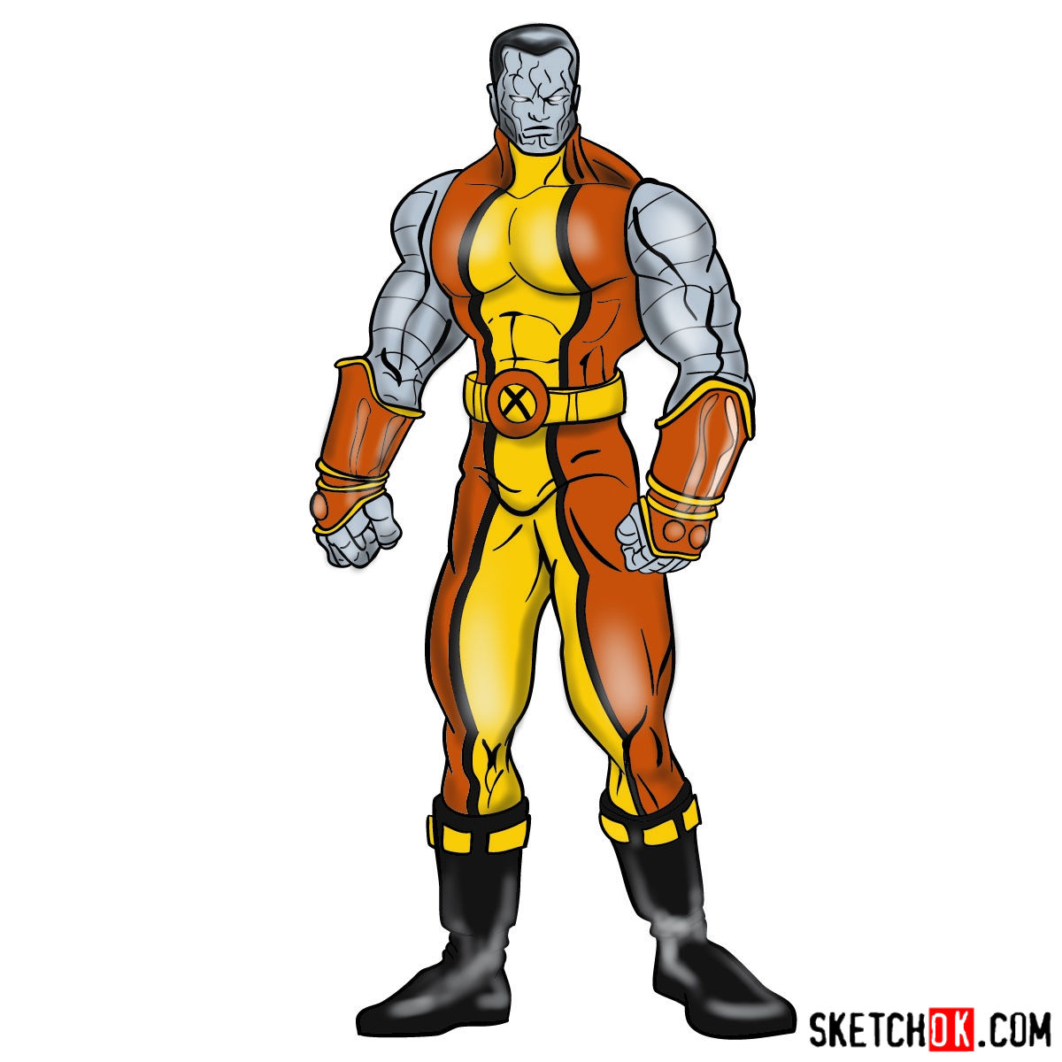 1200x1200 How To Draw Colossus From Deadpool Film And X Men Series