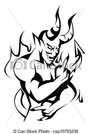 323x470 Devil Drawing