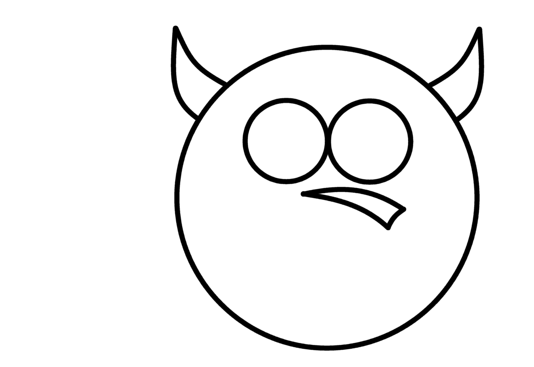 1064x732 How To Draw Cartoons Devil