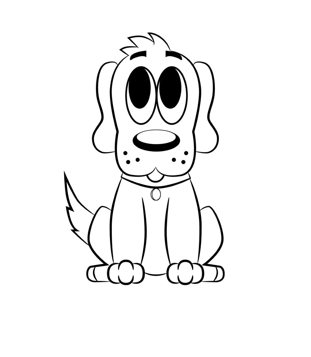 1080x1239 how to draw a cartoon dog cartoon dog cartoon dog drawing