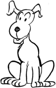191x298 Cartoon Dog Drawing Tutorial
