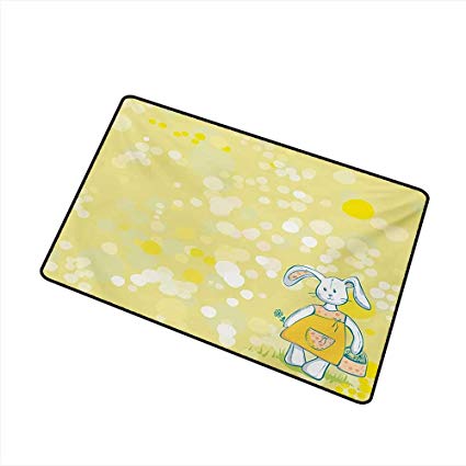 425x425 non slip door mat kids summertime colors and cute toy