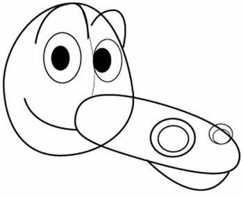 350x285 How To Draw Cute Cartoon Dragons With Easy Step