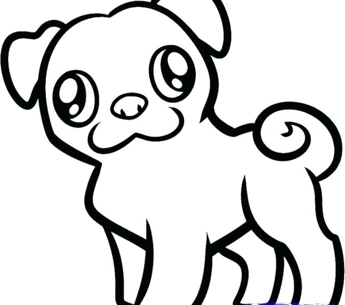 678x600 How To Draw Cartoon Puppies Draw The Puppy Step Cute Cartoon