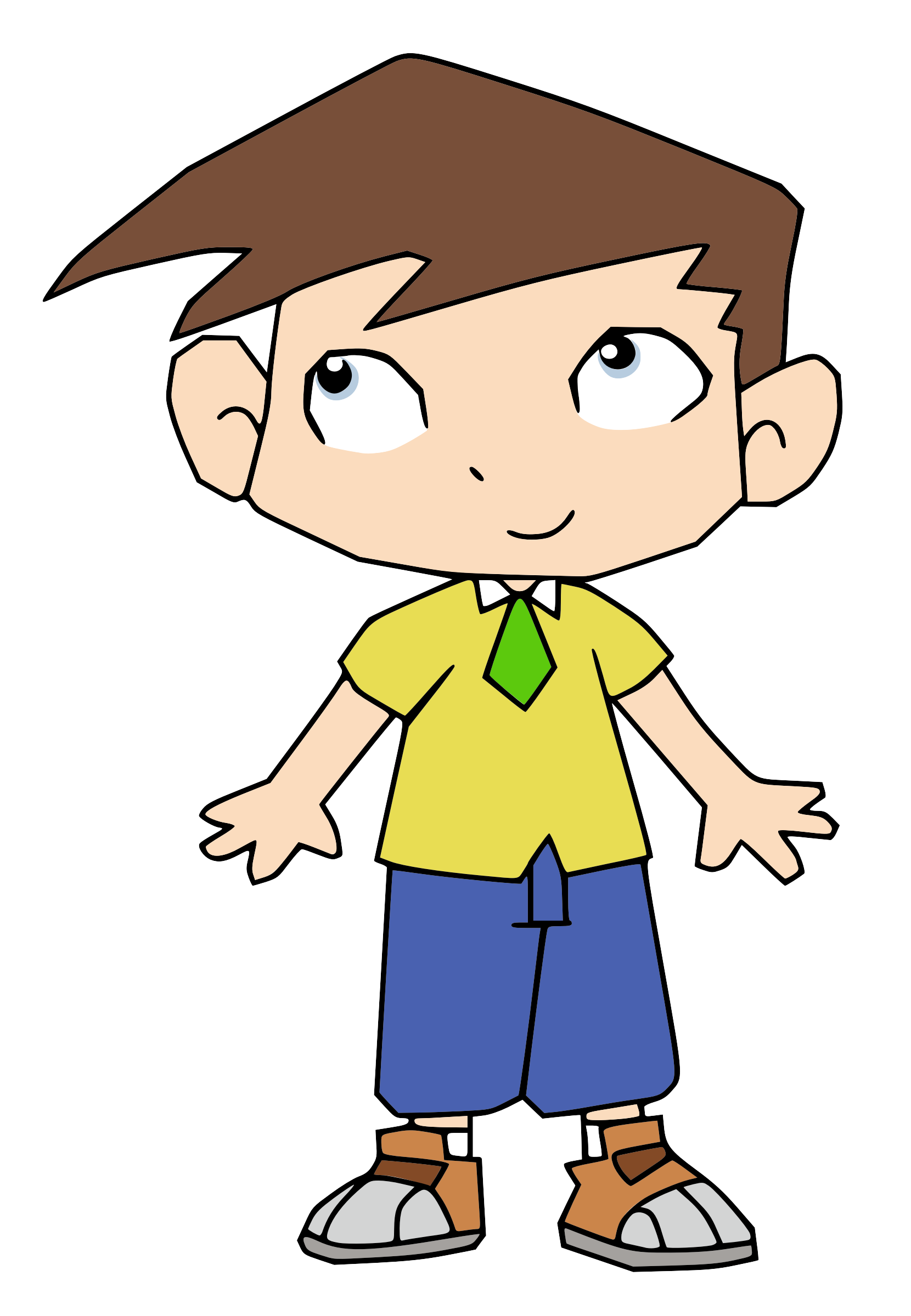 1660x2400 Clipart Cartoon Boy