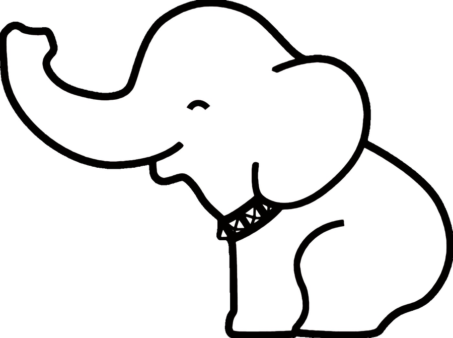 900x671 Drawing, Cartoon, Elephant, Transparent Png Image Clipart Free