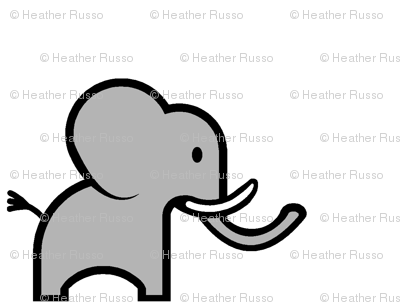 400x306 This Cartoon Elephant Is So Cute And Simple I Want To Draw It