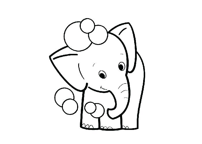 700x500 Cartoon Elephant Coloring Pages Cartoon Elephant Coloring
