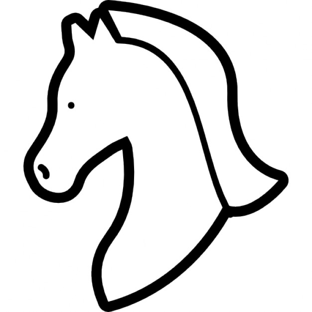 626x626 horse cartoon drawing simple drawn horse draw a with horse